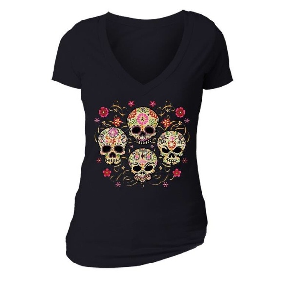 Tops - 💋 XL Left 💋Sugar Skull T-shirt 😎